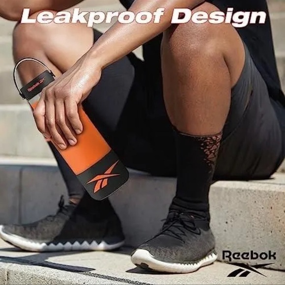 Reebok Stainless Steel Wide Mouth Water Bottle With Flex Cap - 40 oz - Picture 4 of 13